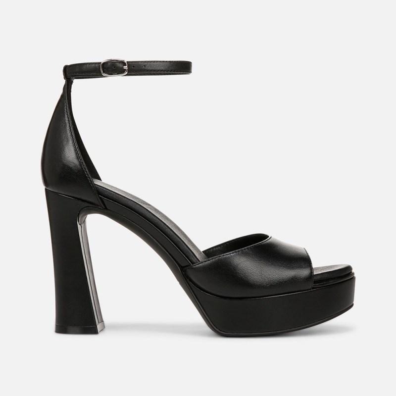 Naturalizer 27 Edit Delphie Dress Sandal Womens Black Heeled Sandals YC34-9774X4