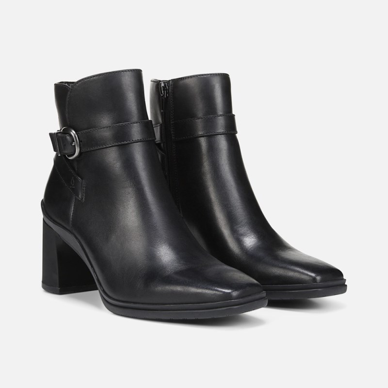 Naturalizer Aimee Weatherproof Ankle Boot Womens Black Booties YI71-5721X7