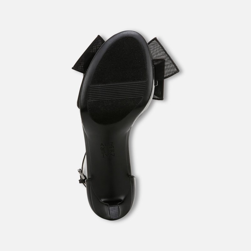 Naturalizer Always Dress Sandal Womens Black Block Heels MS15-6655J3