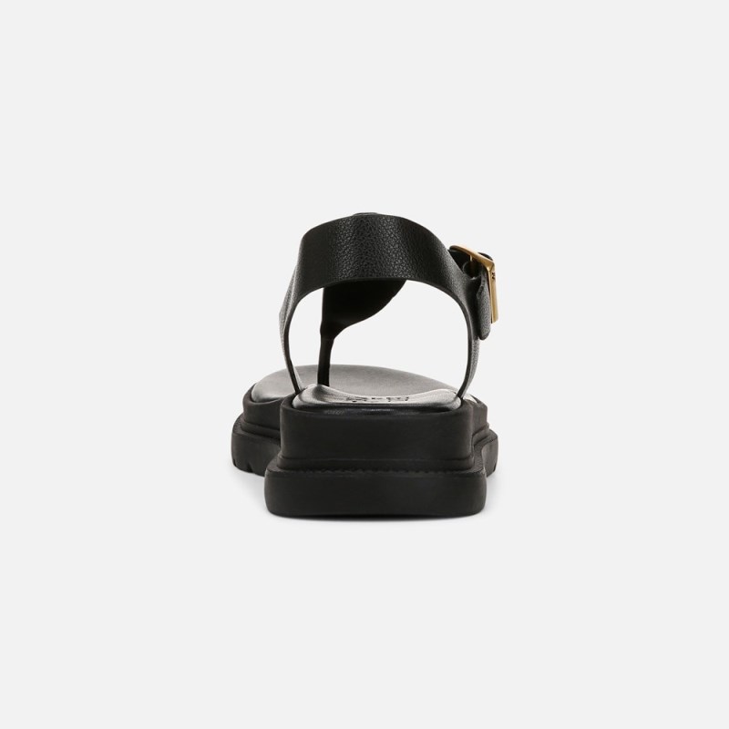 Naturalizer Alyssa Sandal Womens Black Platform Sandals VI35-6485V6