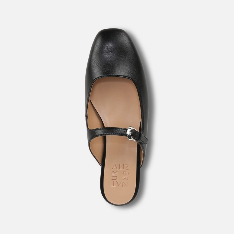 Naturalizer Apple Mary Jane Mule Womens Black Mules VI78-7758H8