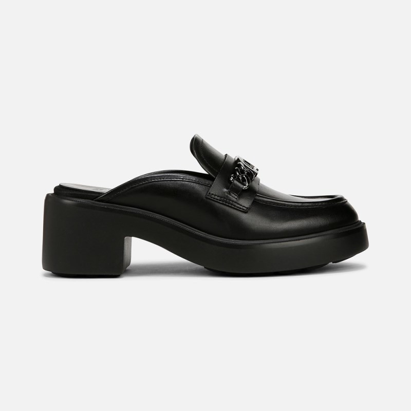 Naturalizer Ayden Mule Womens Black Loafers QY96-5836V8