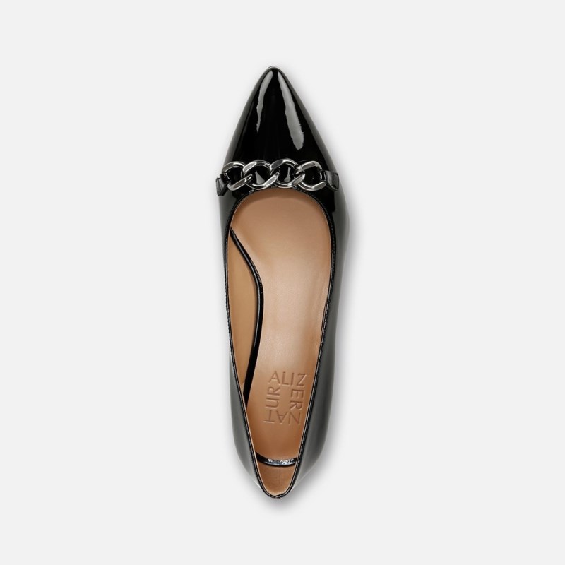 Naturalizer Becca Flat Womens Black Pointed Toe QG93-7393D2