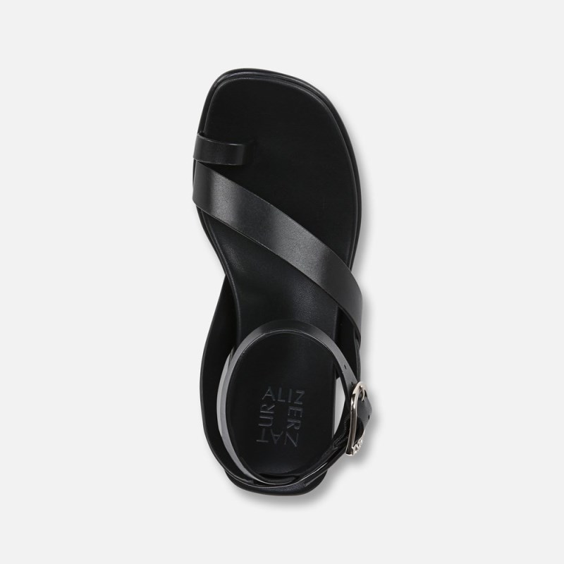Naturalizer Birch Sandal Womens Black Flat Sandals EC48-4228V6