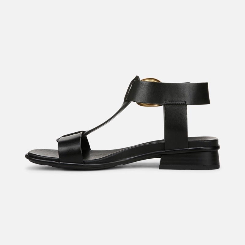 Naturalizer Brandy Sandal Womens Black Flat Sandals NN66-4086A1