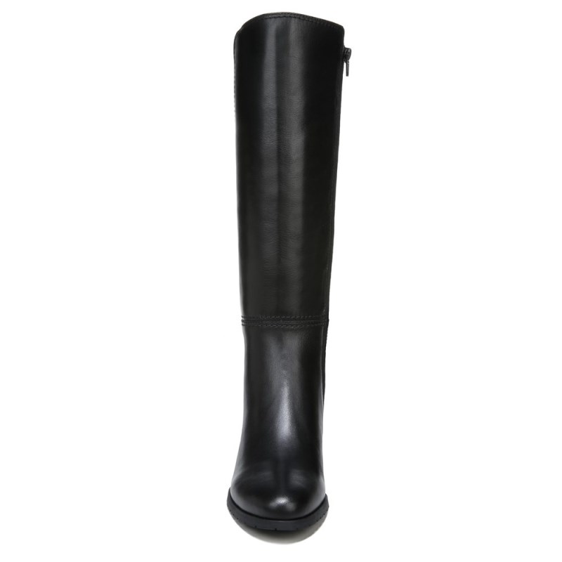 Naturalizer Brent Weatherproof Wide Calf Knee High Boot Womens Black Wide Calf Boots MI54-8874O6