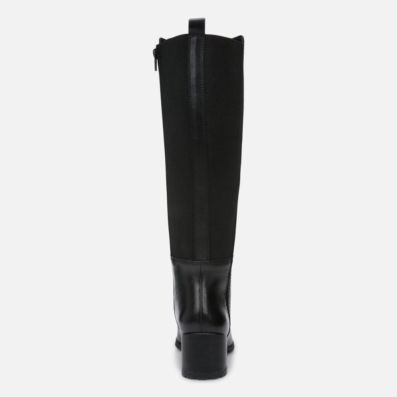 Naturalizer Brent Weatherproof Wide Calf Knee High Boot Womens Black Wide Calf Boots MI54-8874O6