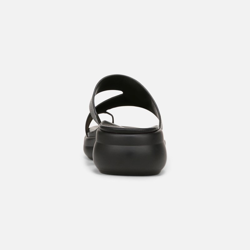 Naturalizer Cailan Sandal Womens Black Platform Sandals UW83-3653J5