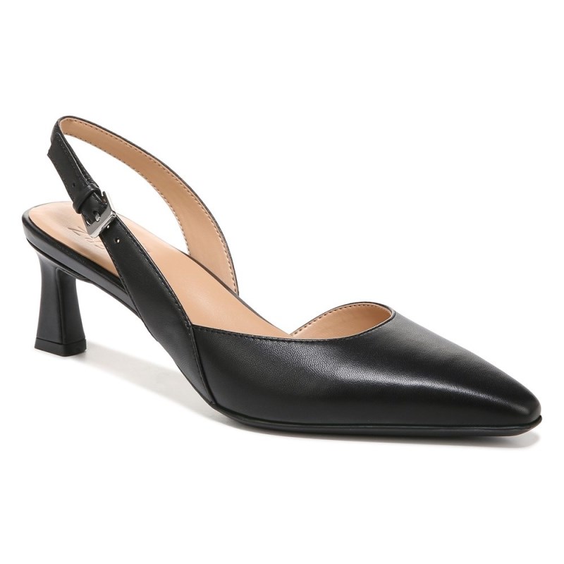 Naturalizer Dalary Slingback Pump Womens Black Pumps UE49-5689V5