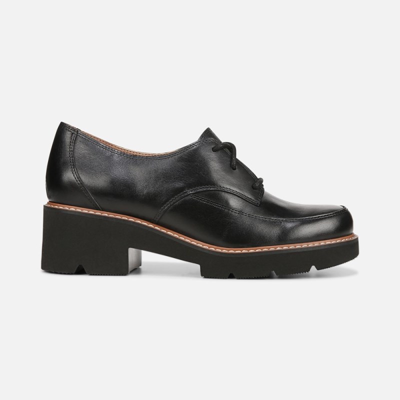 Naturalizer Darry Lace Oxford Womens Black Loafers TI78-0748J3