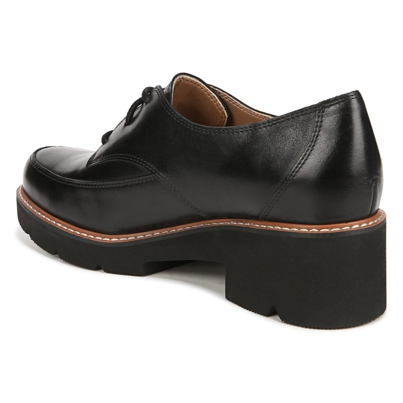 Naturalizer Darry Lace Oxford Womens Black Loafers TI78-0748J3