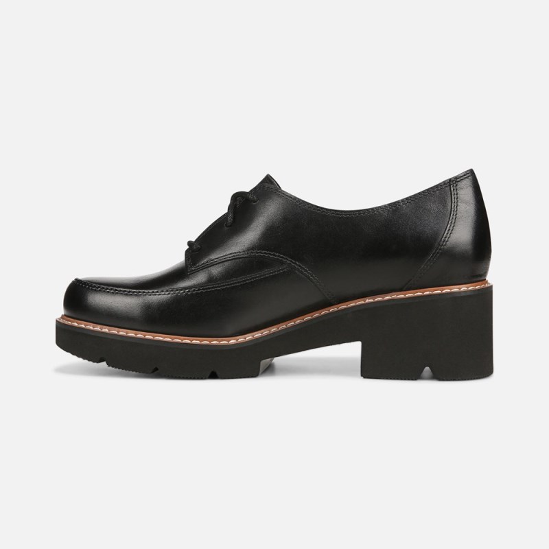 Naturalizer Darry Lace Oxford Womens Black Loafers TI78-0748J3