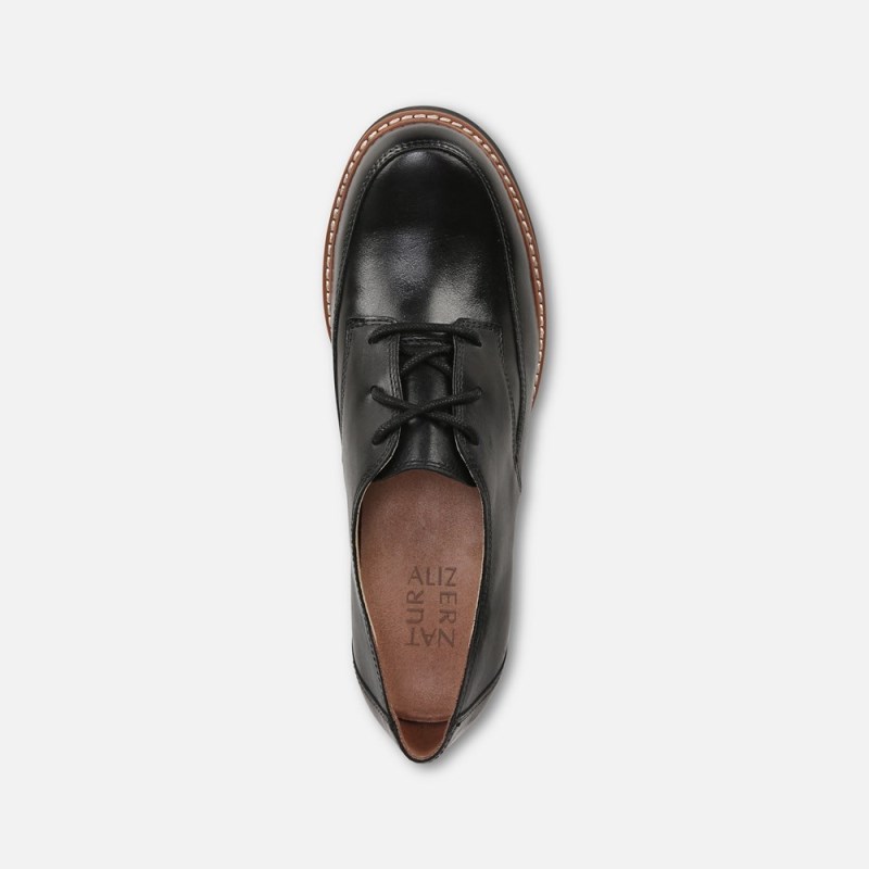 Naturalizer Darry Lace Oxford Womens Black Loafers TI78-0748J3