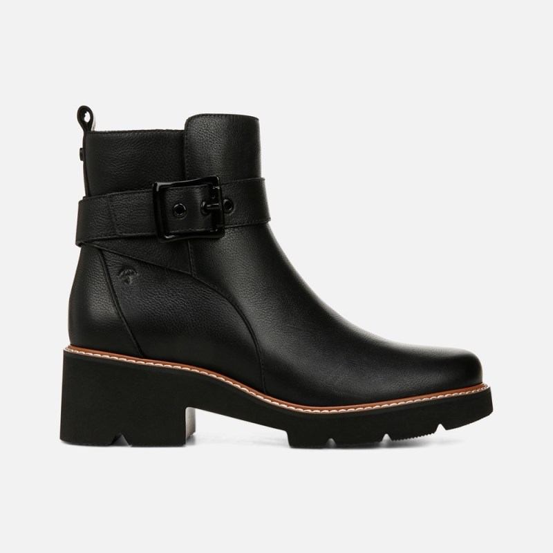 Naturalizer Darry Strap Bootie Womens Black Booties PQ11-2451U8