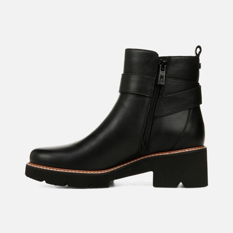 Naturalizer Darry Strap Bootie Womens Black Booties PQ11-2451U8