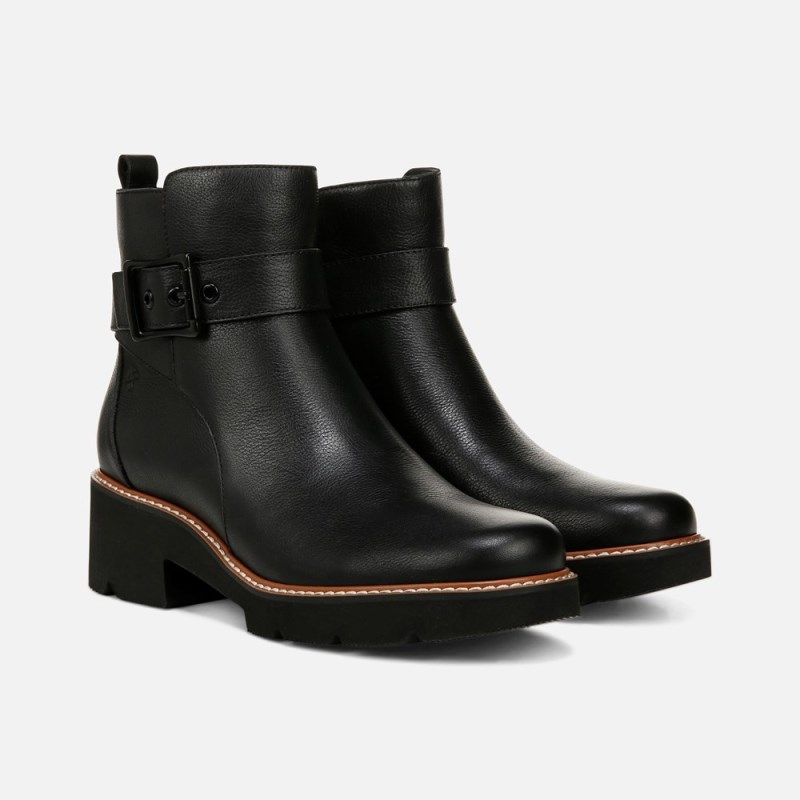 Naturalizer Darry Strap Bootie Womens Black Booties PQ11-2451U8