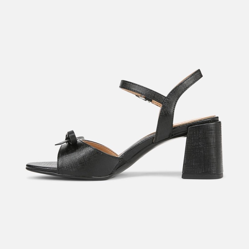 Naturalizer Deandra Dress Sandal Womens Black Block Heels KQ18-0768M3