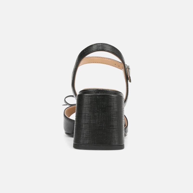 Naturalizer Deandra Dress Sandal Womens Black Block Heels KQ18-0768M3