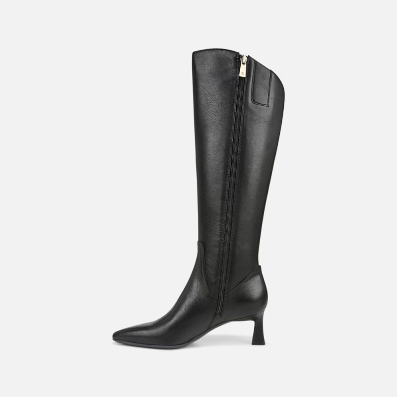 Naturalizer Deesha Wide Calf Knee High Boot Womens Black Wide Calf Boots BB39-5399D5