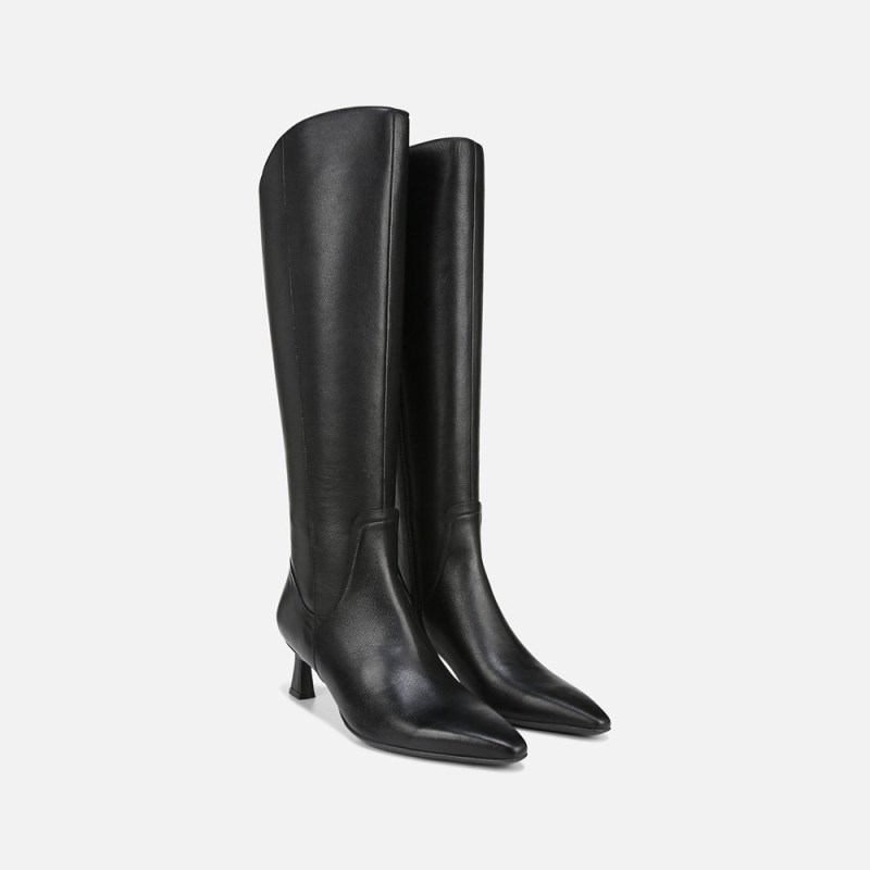 Naturalizer Deesha Wide Calf Knee High Boot Womens Black Wide Calf Boots BB39-5399D5