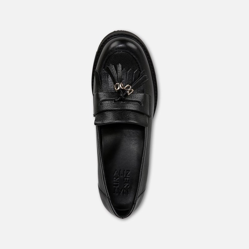 Naturalizer Desmond Lug Loafer Womens Black Loafers EU17-5137C5
