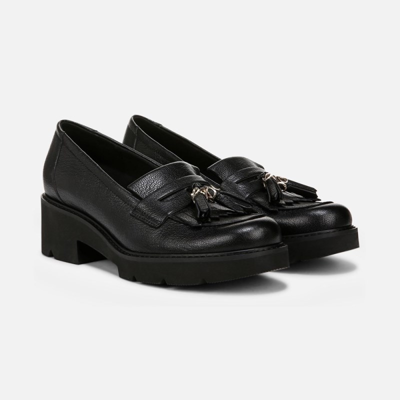 Naturalizer Desmond Lug Loafer Womens Black Loafers EU17-5137C5