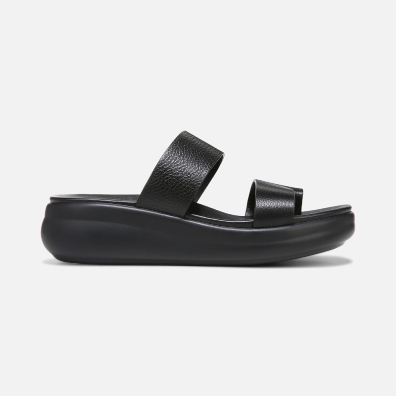 Naturalizer Drift 2 Sandal Womens Black Platform Sandals KY94-5244R5