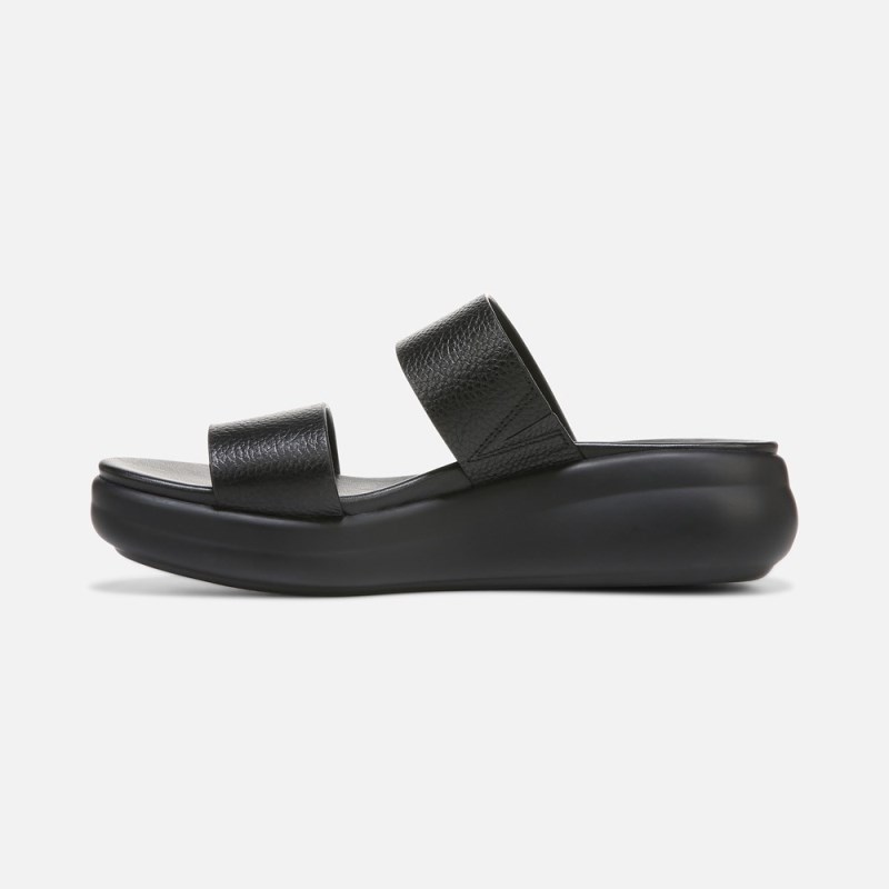 Naturalizer Drift 2 Sandal Womens Black Platform Sandals KY94-5244R5