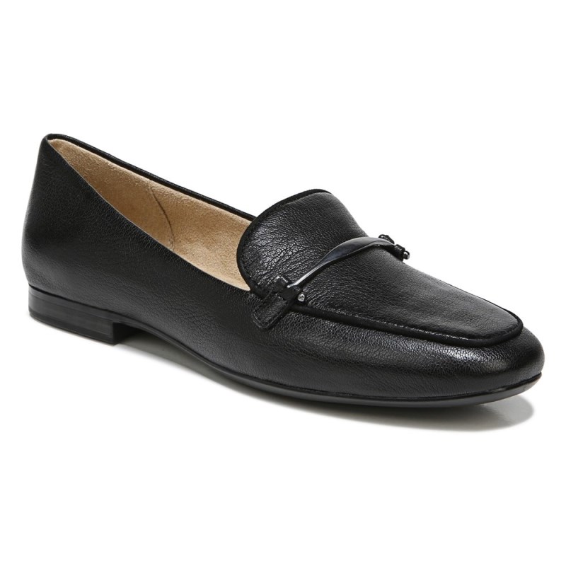 Naturalizer EMILINE L FLAT Womens Black Loafers KD73-9463F8