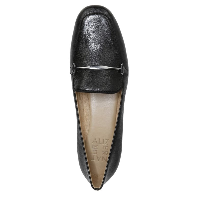 Naturalizer EMILINE L FLAT Womens Black Loafers KD73-9463F8