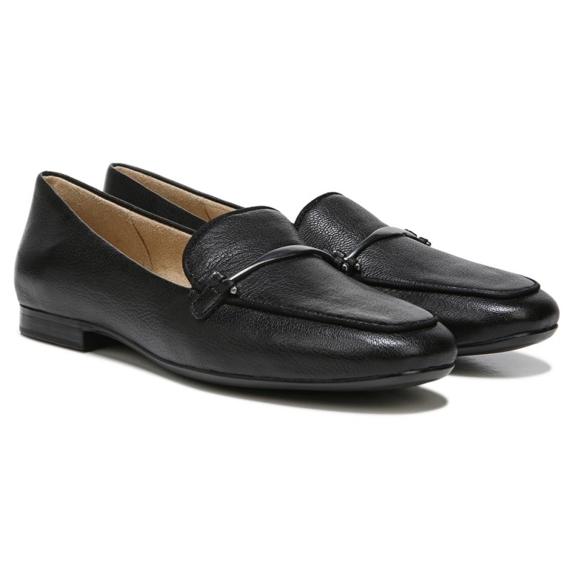 Naturalizer EMILINE L FLAT Womens Black Loafers KD73-9463F8