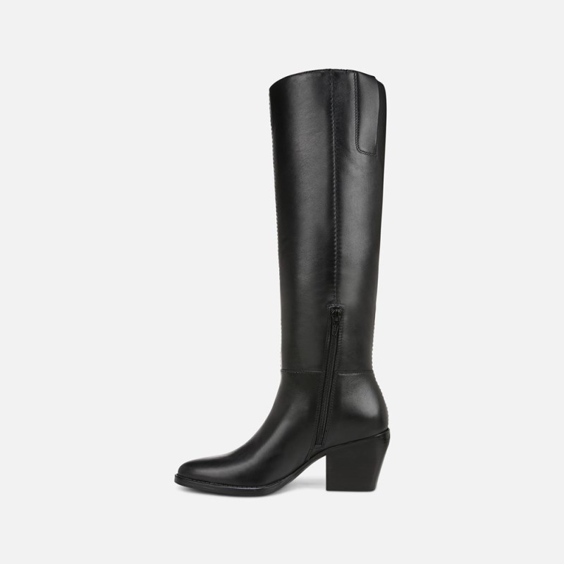 Naturalizer Fae Wide Calf Knee High Boot Womens Black Knee High Boots YR13-0043Z1