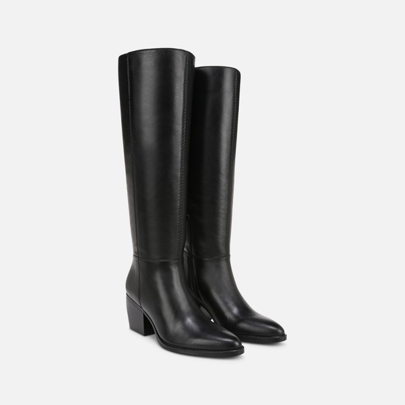 Naturalizer Fae Wide Calf Knee High Boot Womens Black Knee High Boots YR13-0043Z1
