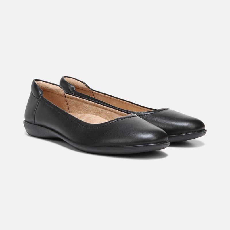 Naturalizer Flexy Flat Womens Black Ballet Flats WD50-9370L1