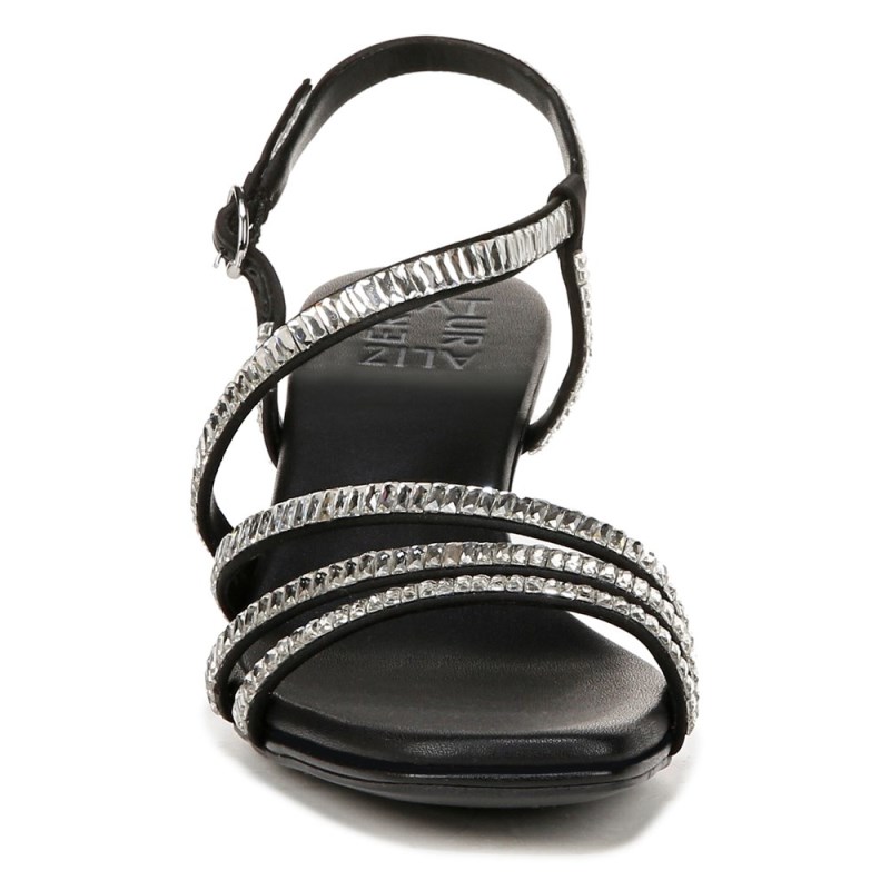 Naturalizer Galaxy 2 Strappy Sandal Womens Black Heeled Sandals KT82-1522H5