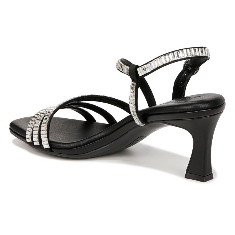 Naturalizer Galaxy 2 Strappy Sandal Womens Black Heeled Sandals KT82-1522H5
