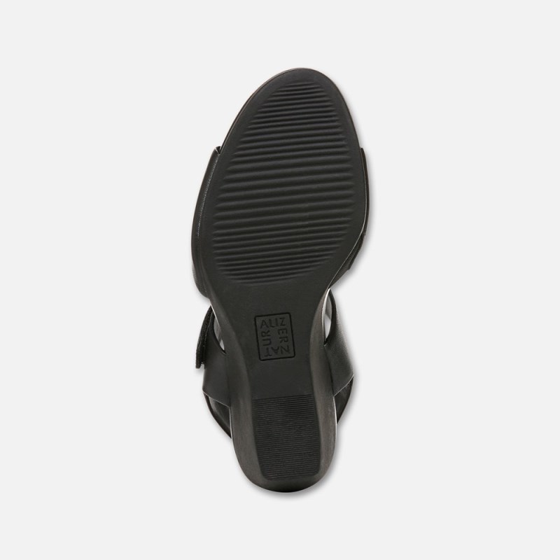 Naturalizer Imani Wedge Sandal Womens Black Wedge Sandals EH04-6664A1