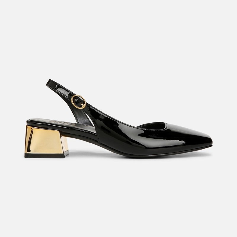 Naturalizer Jayla Slingback Pump Womens Black Slingbacks AX46-2666X0
