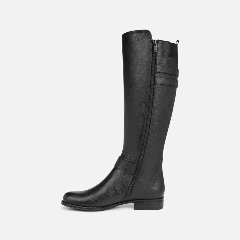 Naturalizer Jessie Wide Calf Knee High Boot Womens Black Wide Calf Boots CH69-5639X3