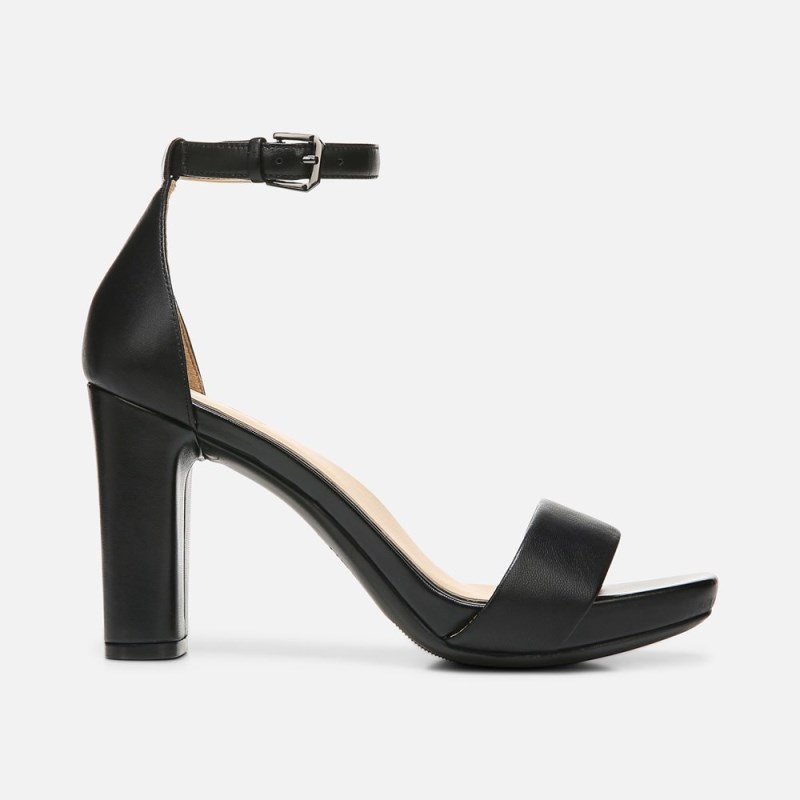 Naturalizer Joy Dress Sandal Womens Black Heeled Sandals ZH51-5651A2
