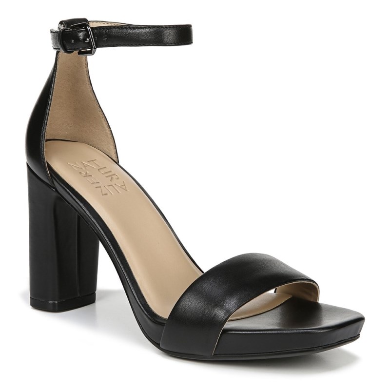 Naturalizer Joy Dress Sandal Womens Black Heeled Sandals ZH51-5651A2