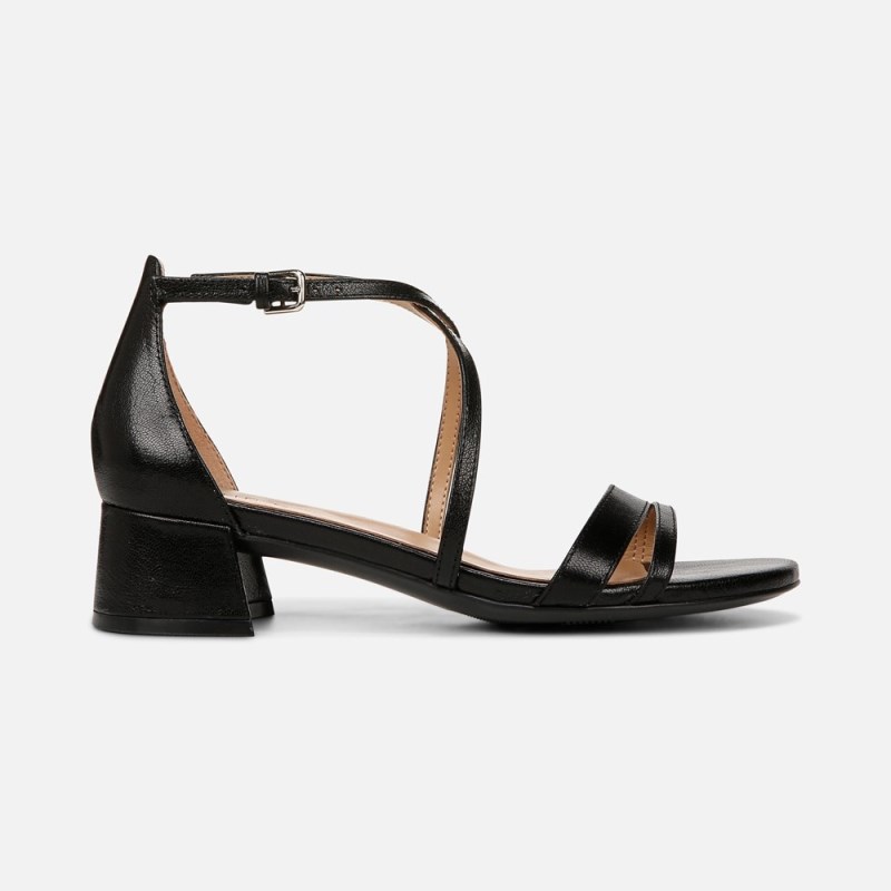 Naturalizer June Dress Sandal Womens Black Strappy Sandals NV26-8286K5