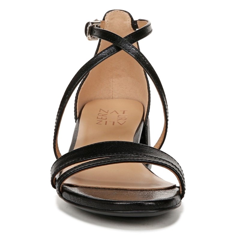 Naturalizer June Dress Sandal Womens Black Strappy Sandals NV26-8286K5
