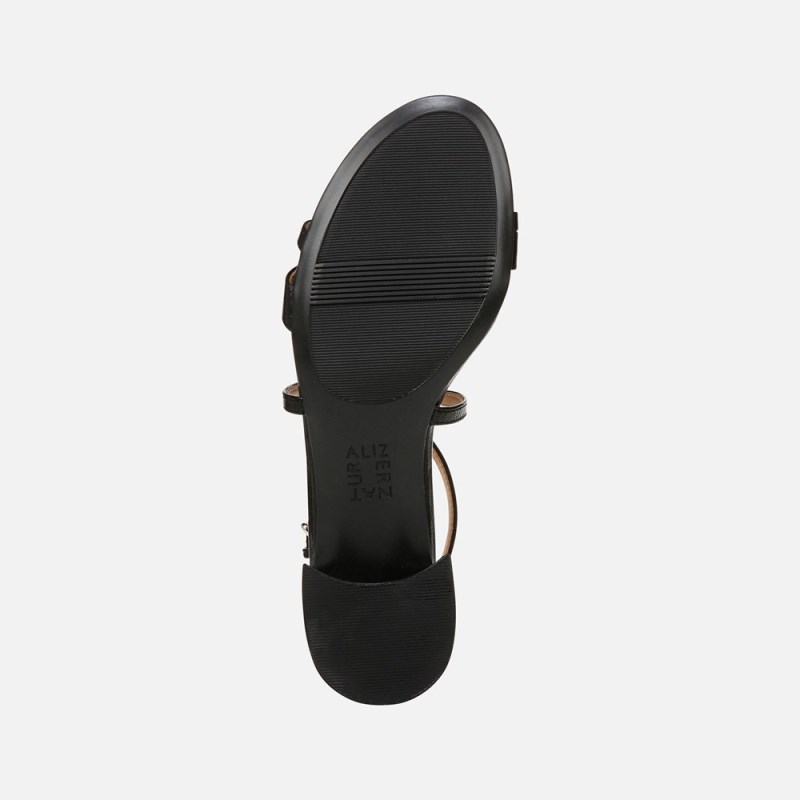 Naturalizer June Dress Sandal Womens Black Strappy Sandals NV26-8286K5