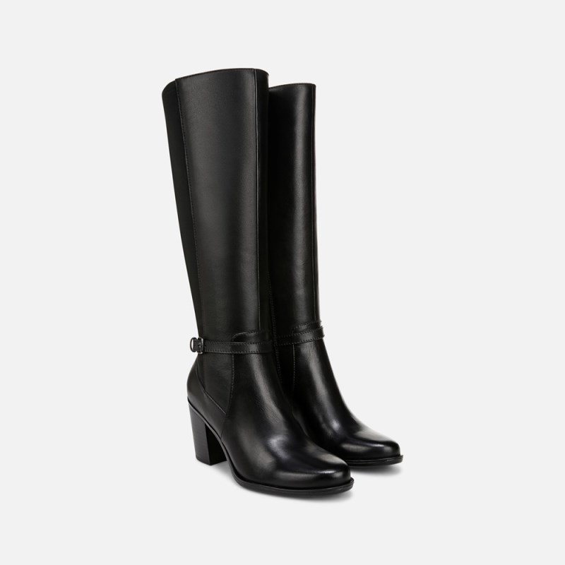 Naturalizer Kalina Stretch Knee High Boot Womens Black Knee High Boots PZ47-0947P1