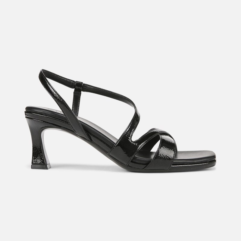 Naturalizer Kieran Strappy Dress Sandal Womens Black Heeled Sandals GC11-2991Z7