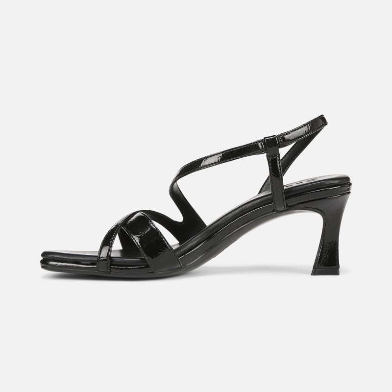 Naturalizer Kieran Strappy Dress Sandal Womens Black Heeled Sandals GC11-2991Z7