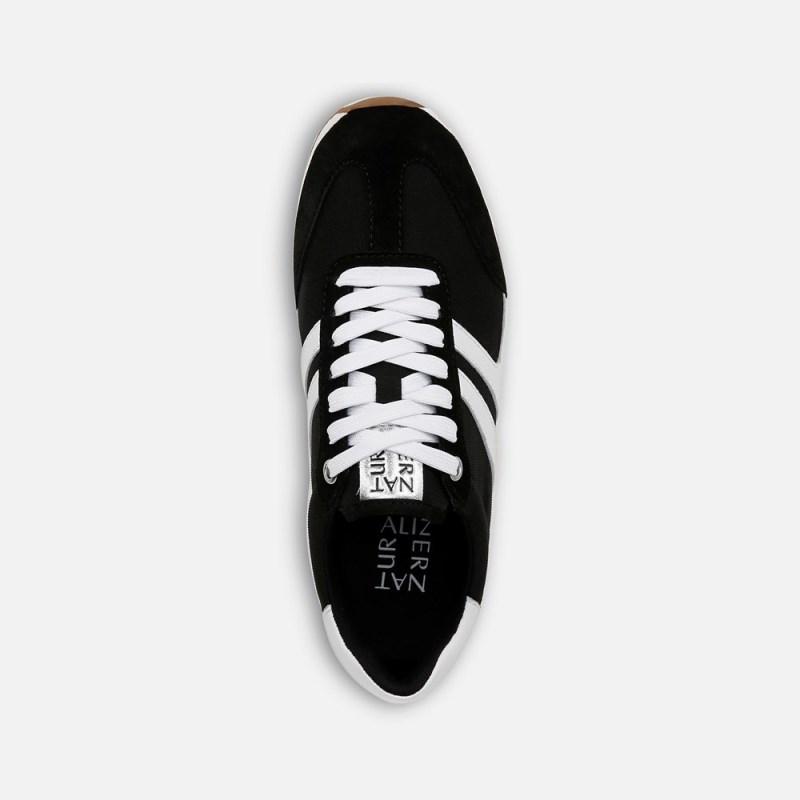 Naturalizer Lorena Lace Up Sneaker Womens Black Lace Up Sneakers RS38-7628H9