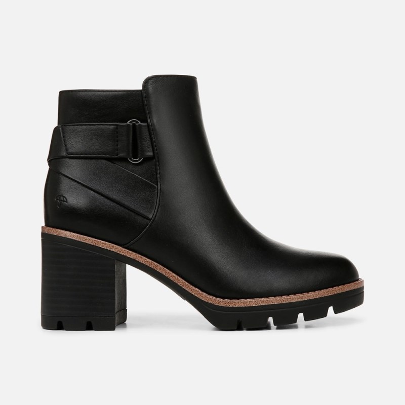 Naturalizer Madalynn Strap Bootie Womens Black Booties TT28-2418U6