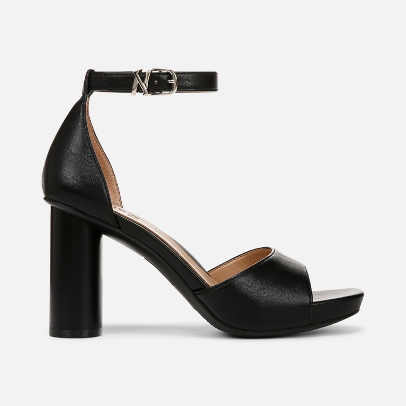 Naturalizer Malia Dress Sandal Womens Black Heeled Sandals SG35-4105O1